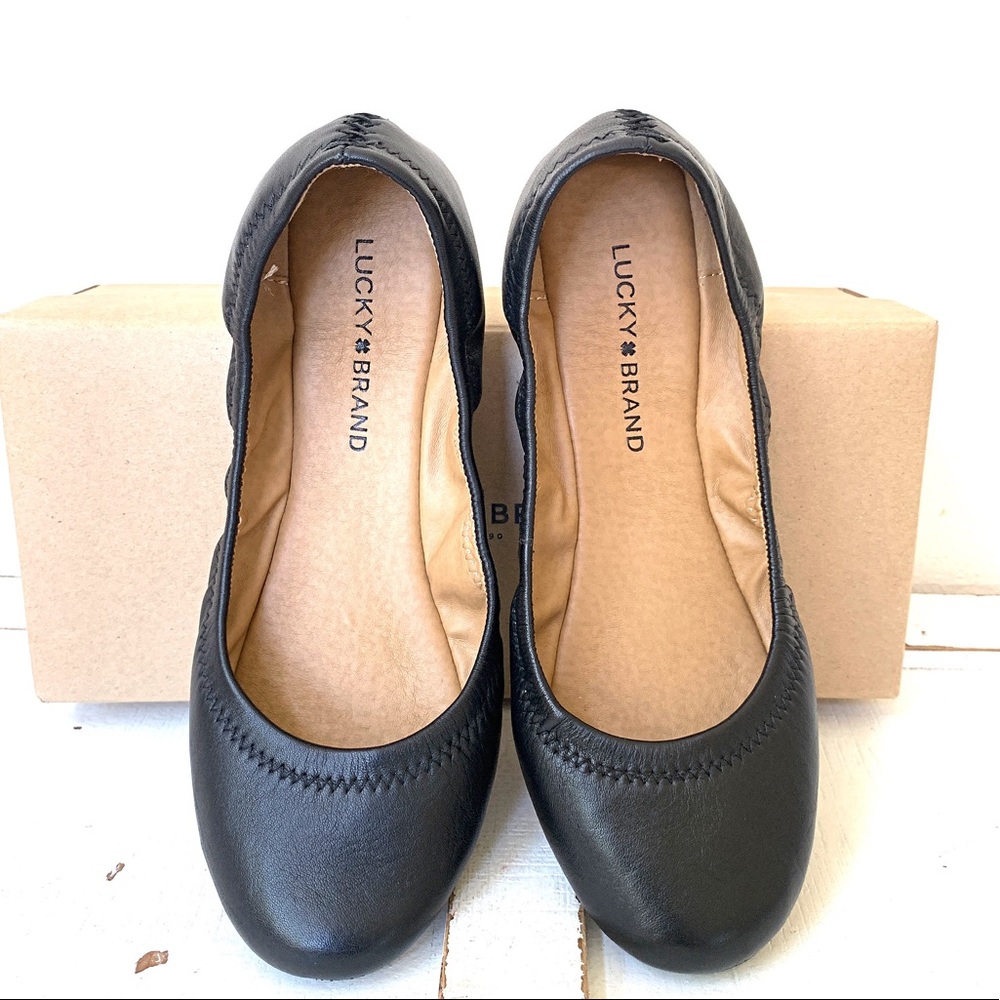 Lucky Brand Erin Black Ballet Flats - Picture 3 of 8